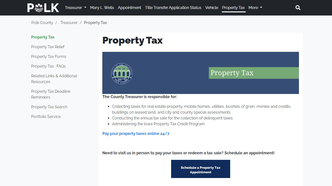 Property Tax - Polk County Iowa
